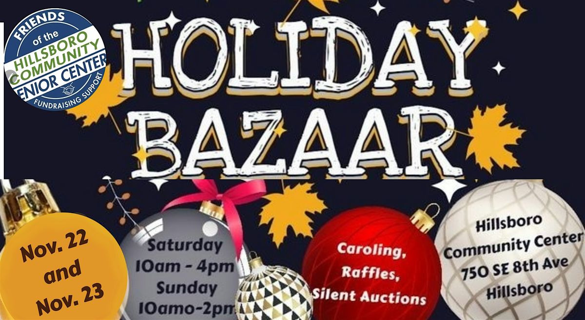 Copy of Annual Hillsboro Senior Center Holiday Bazaar