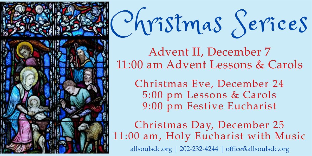 Christmas Morning at 11 am - Holy Eucharist with Music