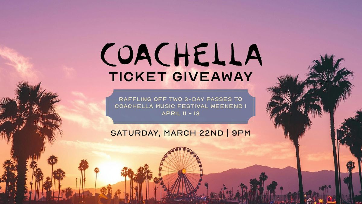 Parking - Coachella Music Festival - 3 Day Pass (Weekend 1)