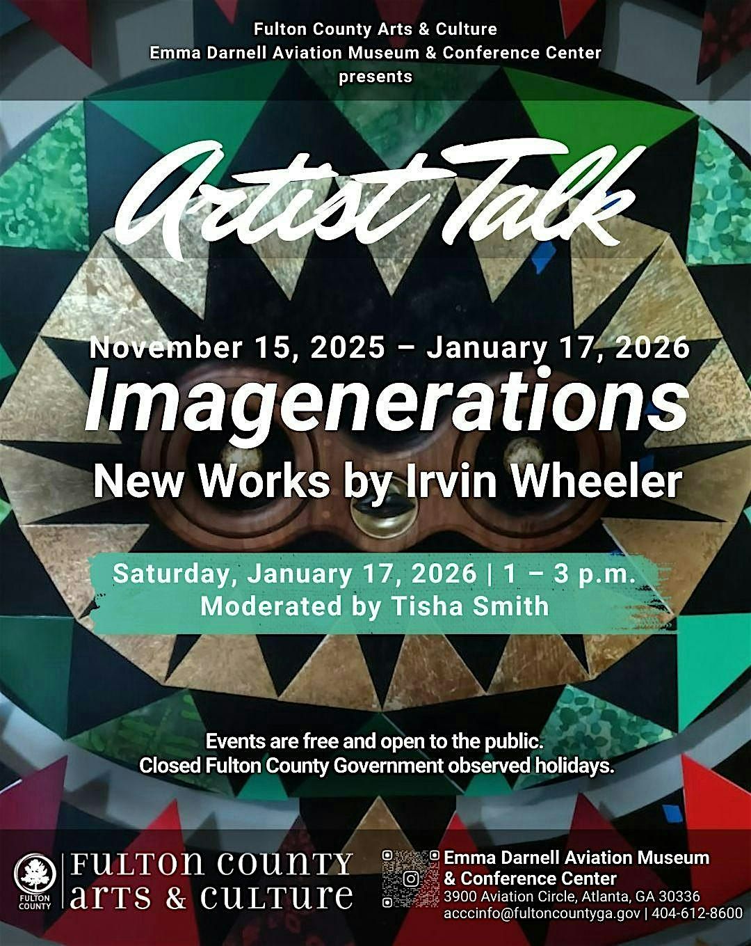 IMAGENERATIONS  Artist Talk with Irvin Wheeler