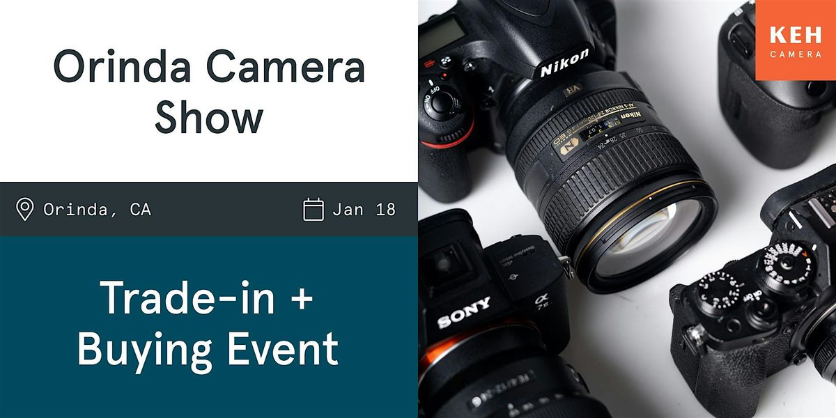 Sell your camera gear (free event) at the Orinda Camera Show