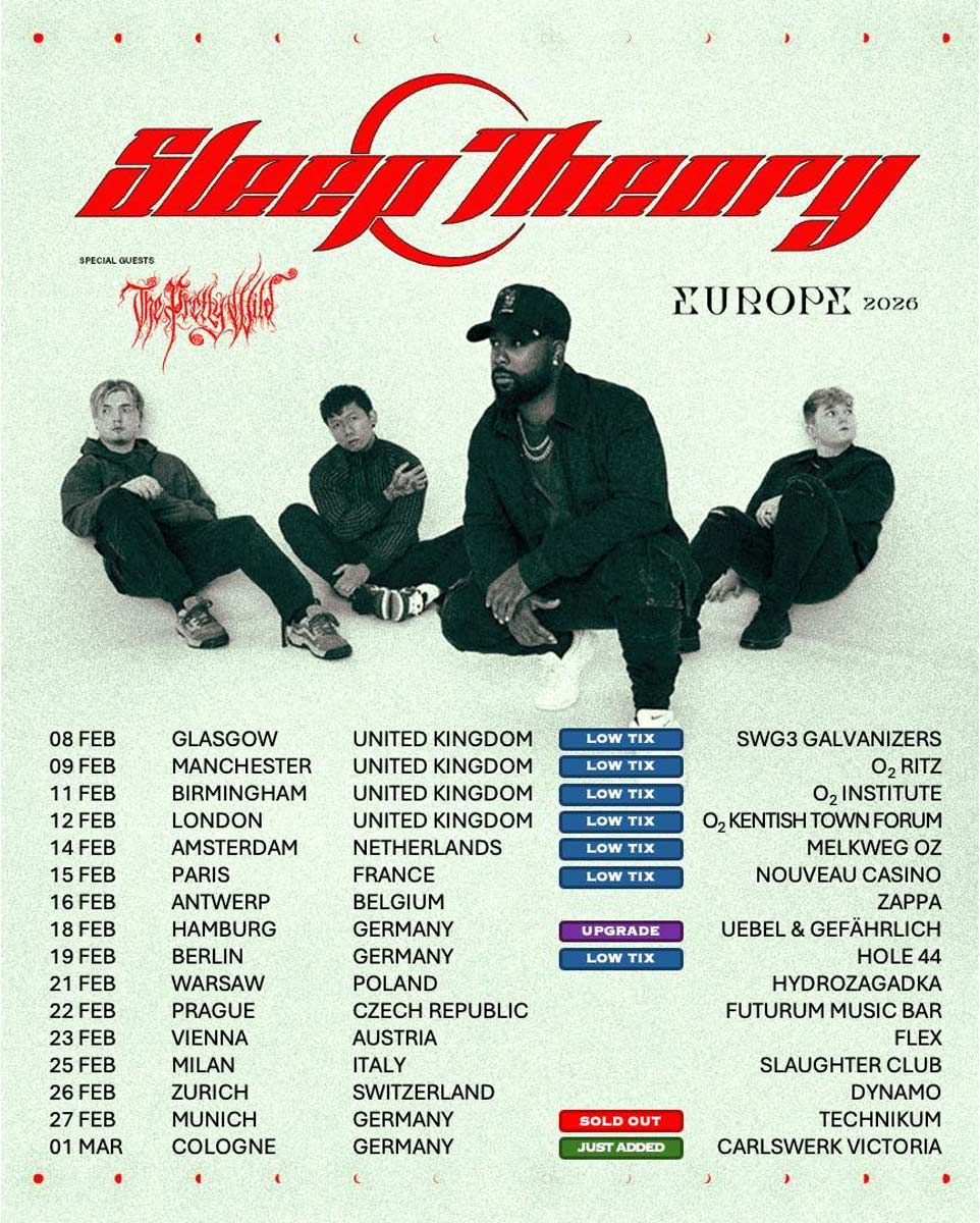 Sleep Theory Manchester Tickets at O2 Ritz Manchester on 9th February, 2026