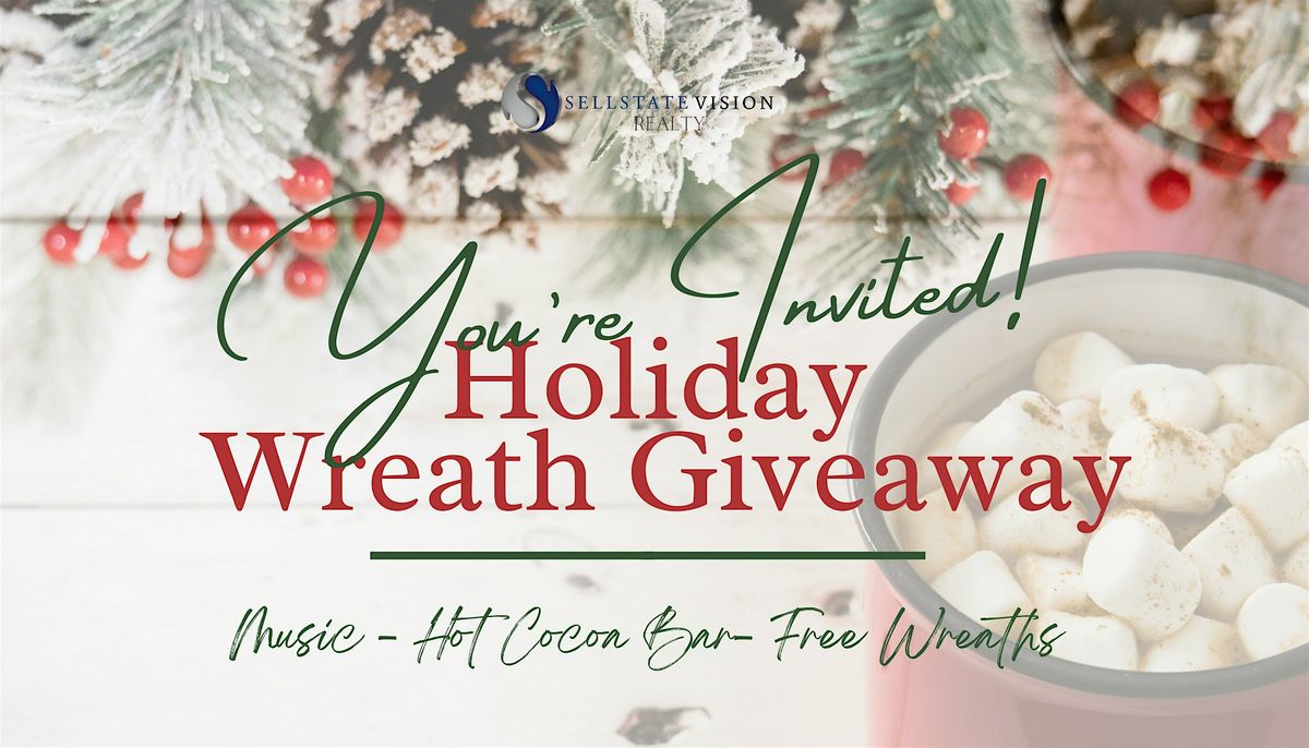 Holiday Wreath & Poinsettia Giveaway | Client Appreciation