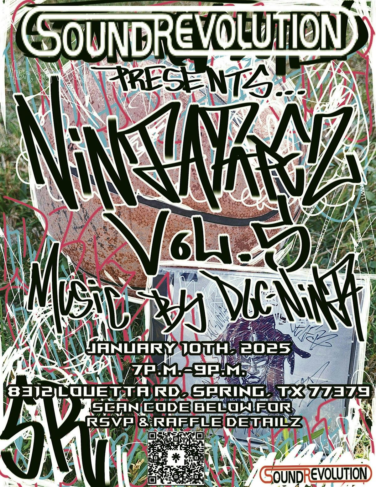 Ninja Tapez Vol.5 Album Release Party!! presented by SOUND REVOLUTION!