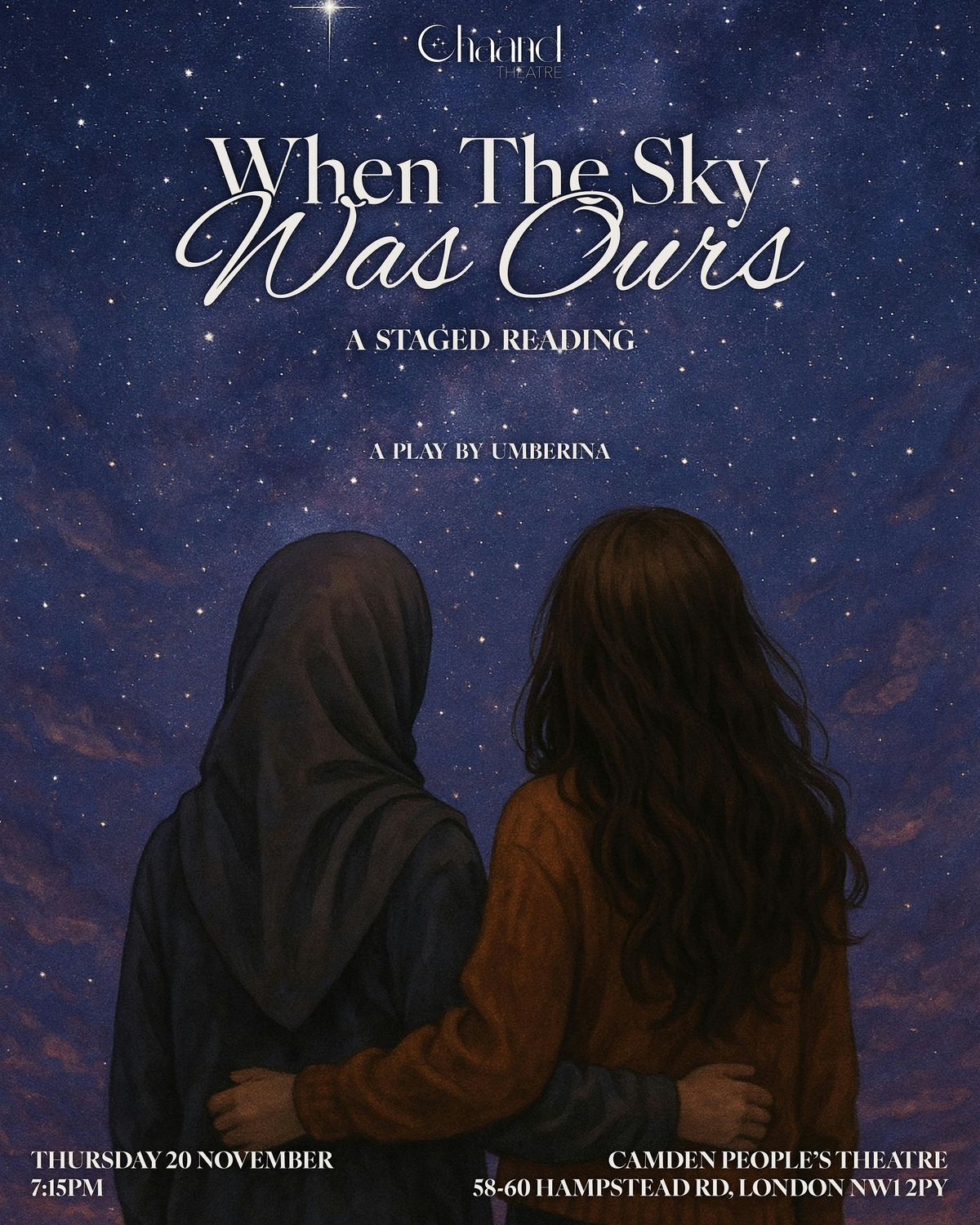\u201cWhen the Sky Was Ours\u201d A Staged Reading