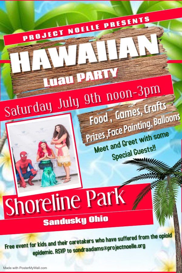 Hawaiian Luau 2022  Sandusky Shoreline Park  July 9, 2022