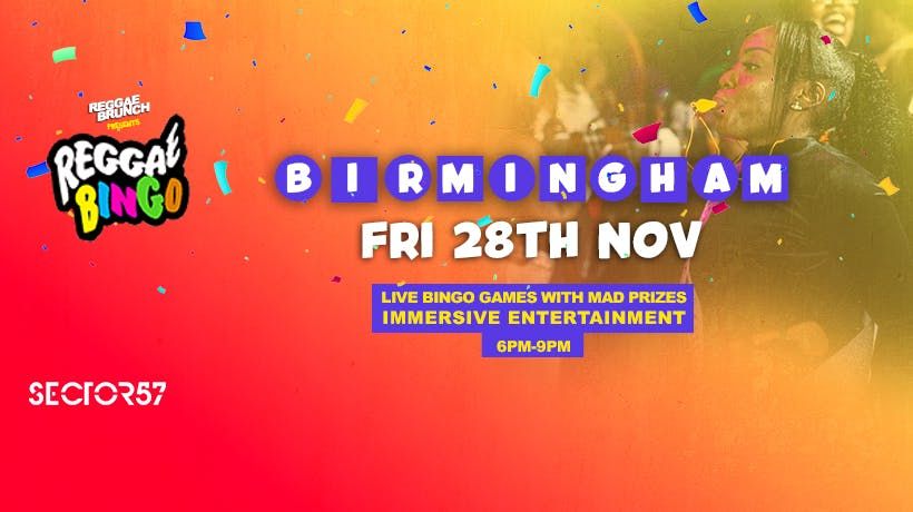 Reggae BINGO - Birmingham - Fri 28th November