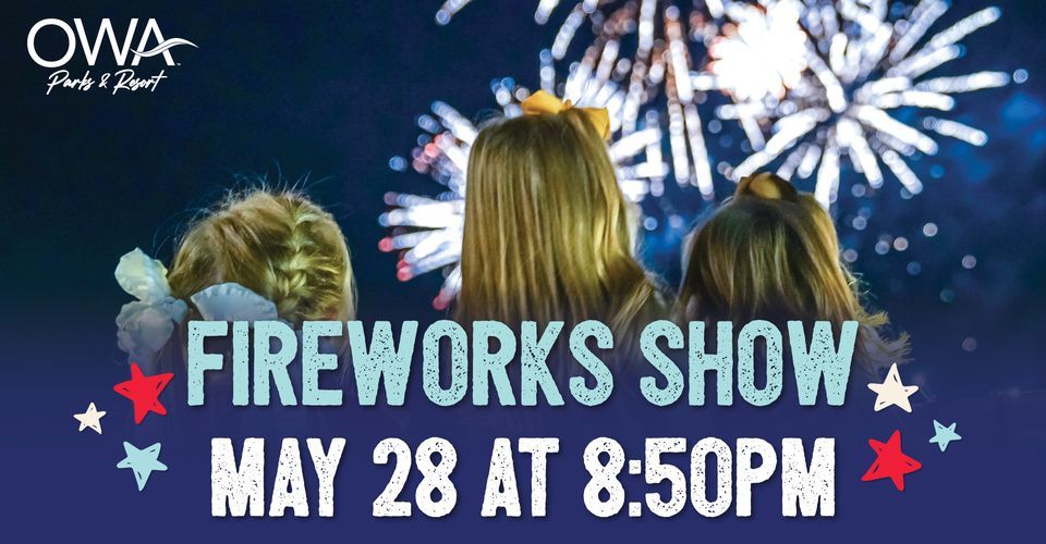 Memorial Day Fireworks 2022 OWA Parks & Resort, Foley, AL May 28, 2022