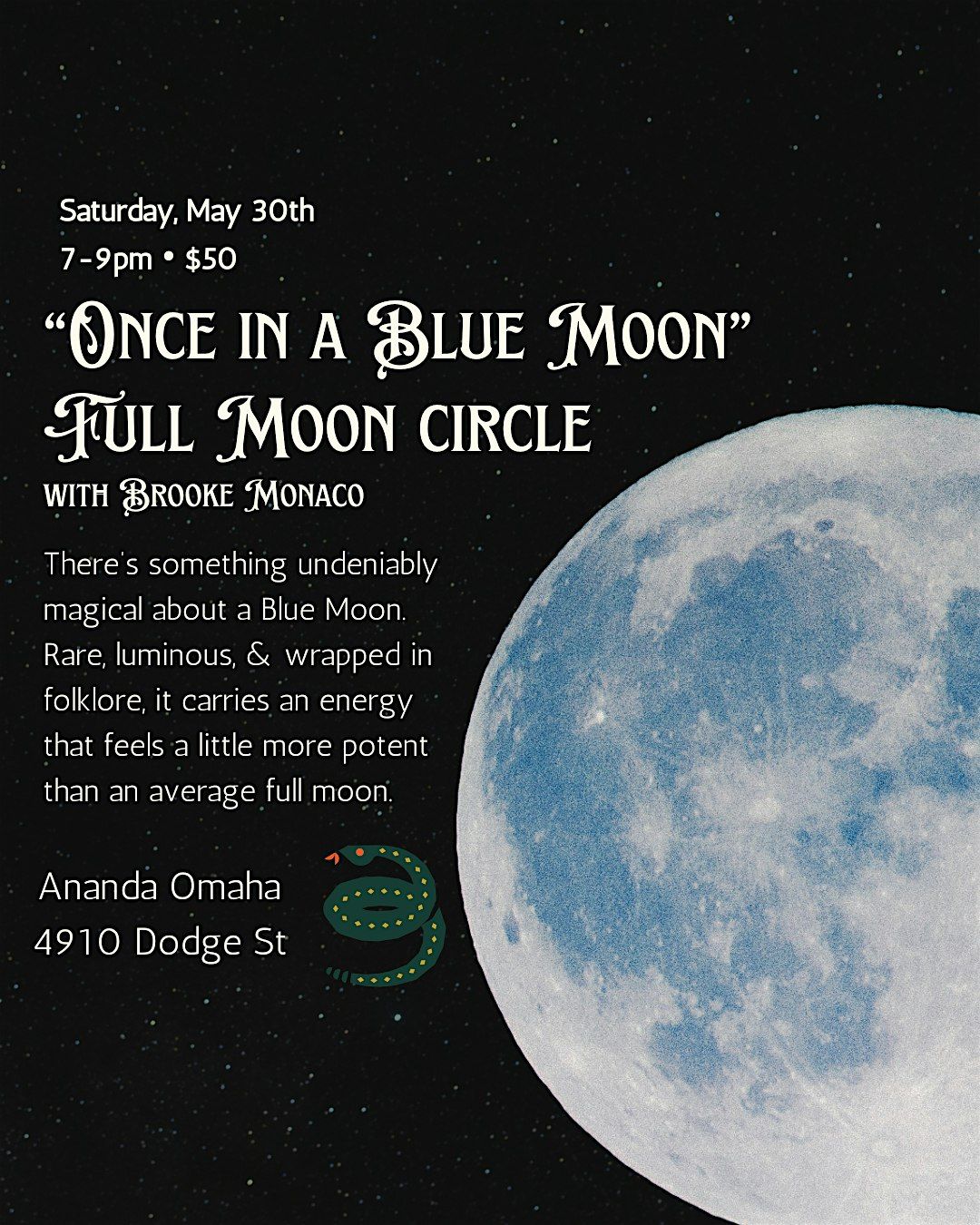 \u201cOnce In a Blue Moon\u201d Ceremony