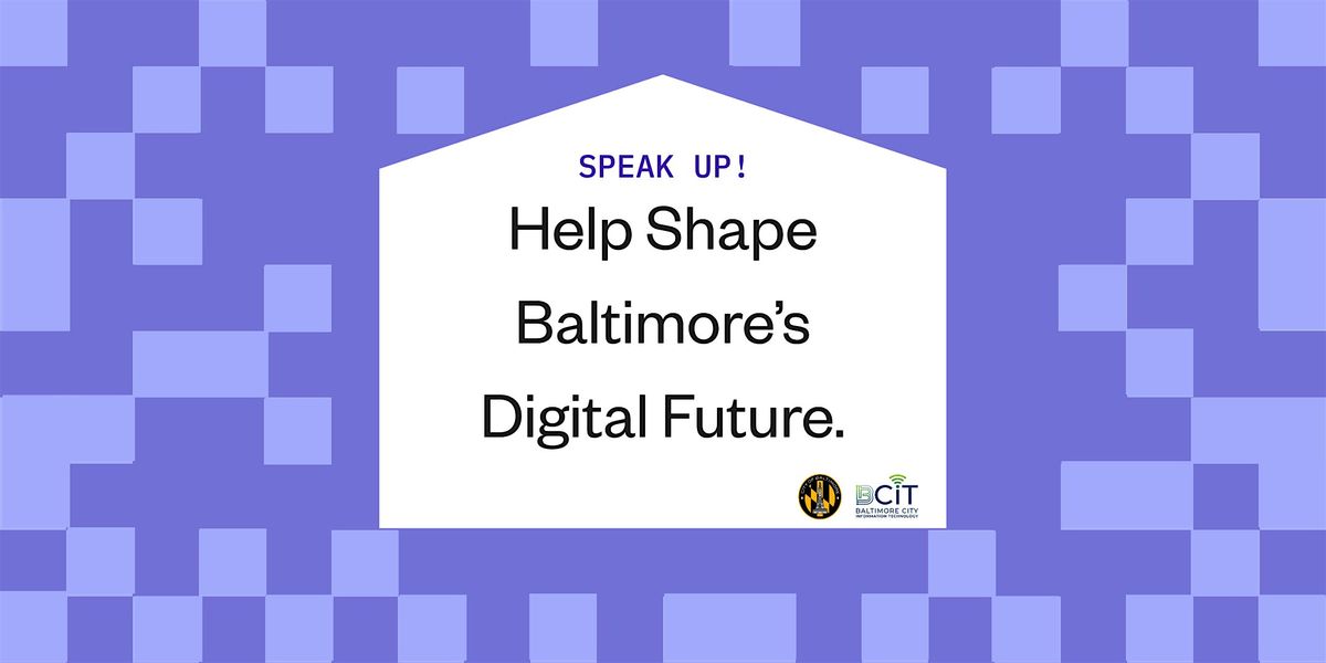 Internet and Technology Town Hall (West Baltimore)