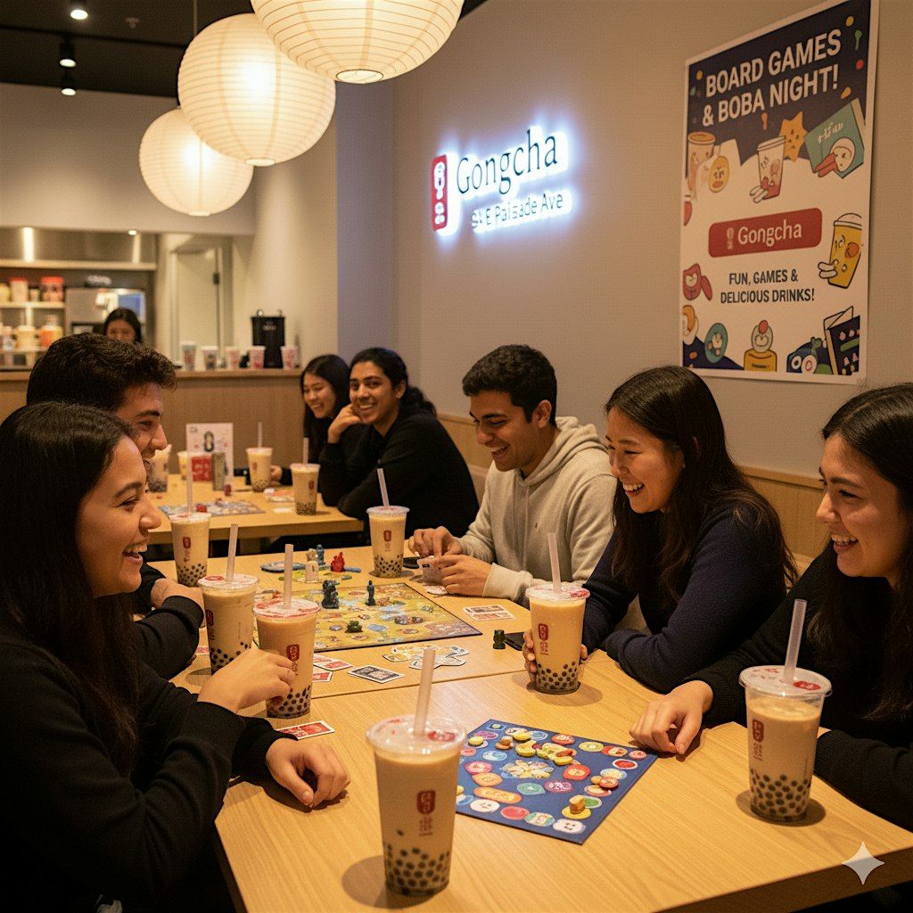 Board Games & Boba Night at Gongcha