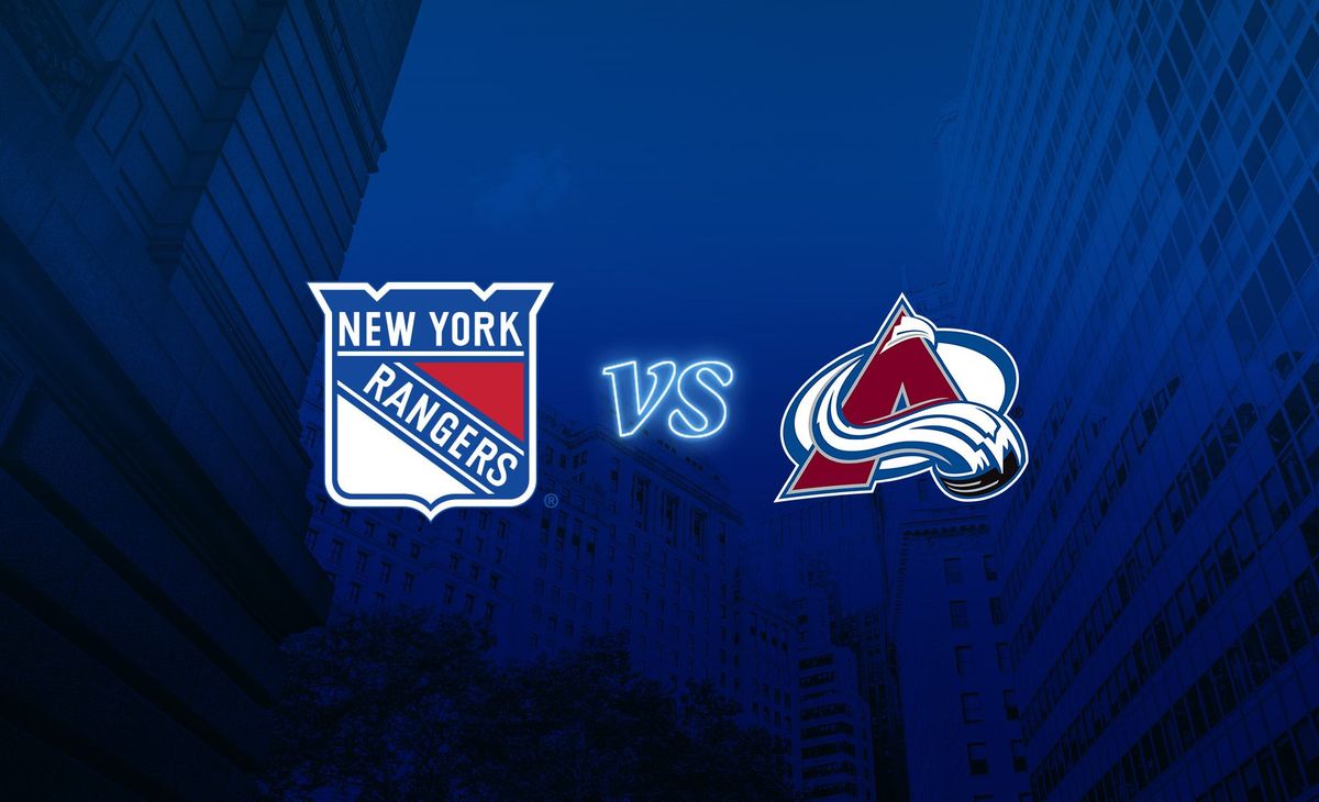 New York Rangers at Colorado Avalanche Tickets