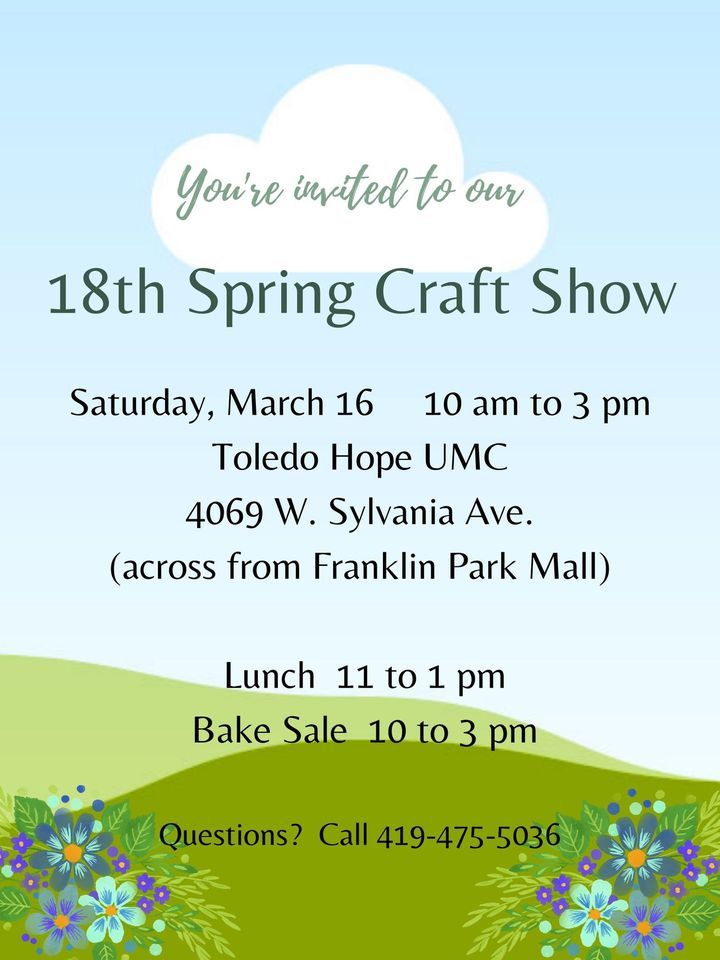 Spring Craft Show | 4069 W. Sylvania Ave., Toledo, OH, United States ...