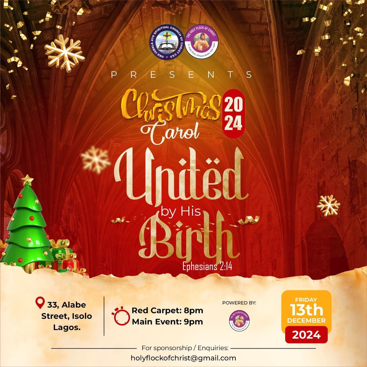 CHRISTMAS CAROL 2024 33, Alabe Street, Isolo. Lagos, Lagos, Nigeria