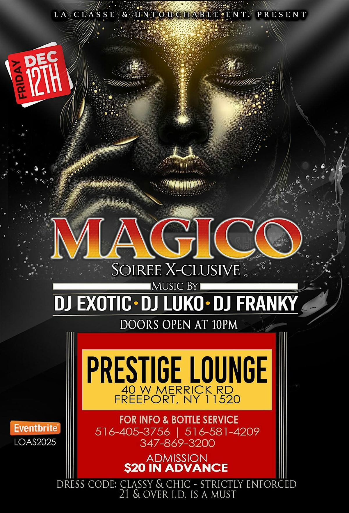 MAGICO (SOIR\u00c9E XCLUSIVE)
