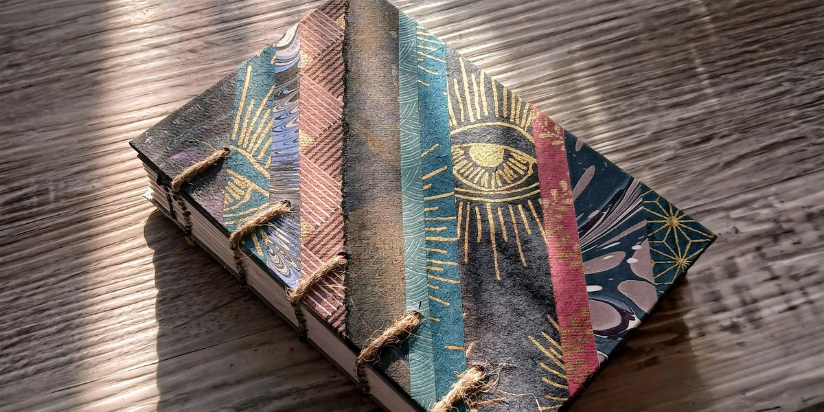 Exposed Spine Hardcover: Sewing on Cords