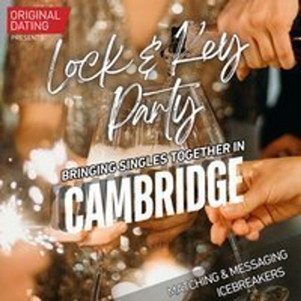 Cambridge Summer-Lock and Key Party (Ages 30-45)