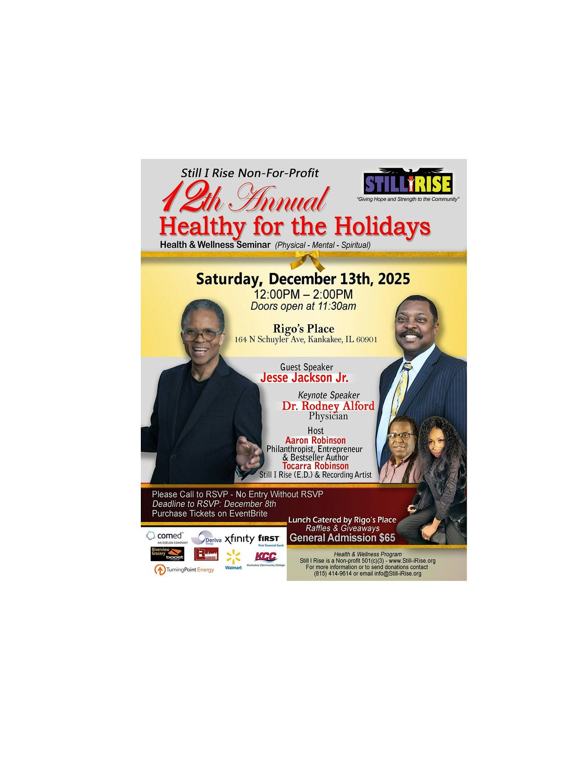 Still I Rise: 12th Annual \u201cHealth and Wellness\u201d Seminar