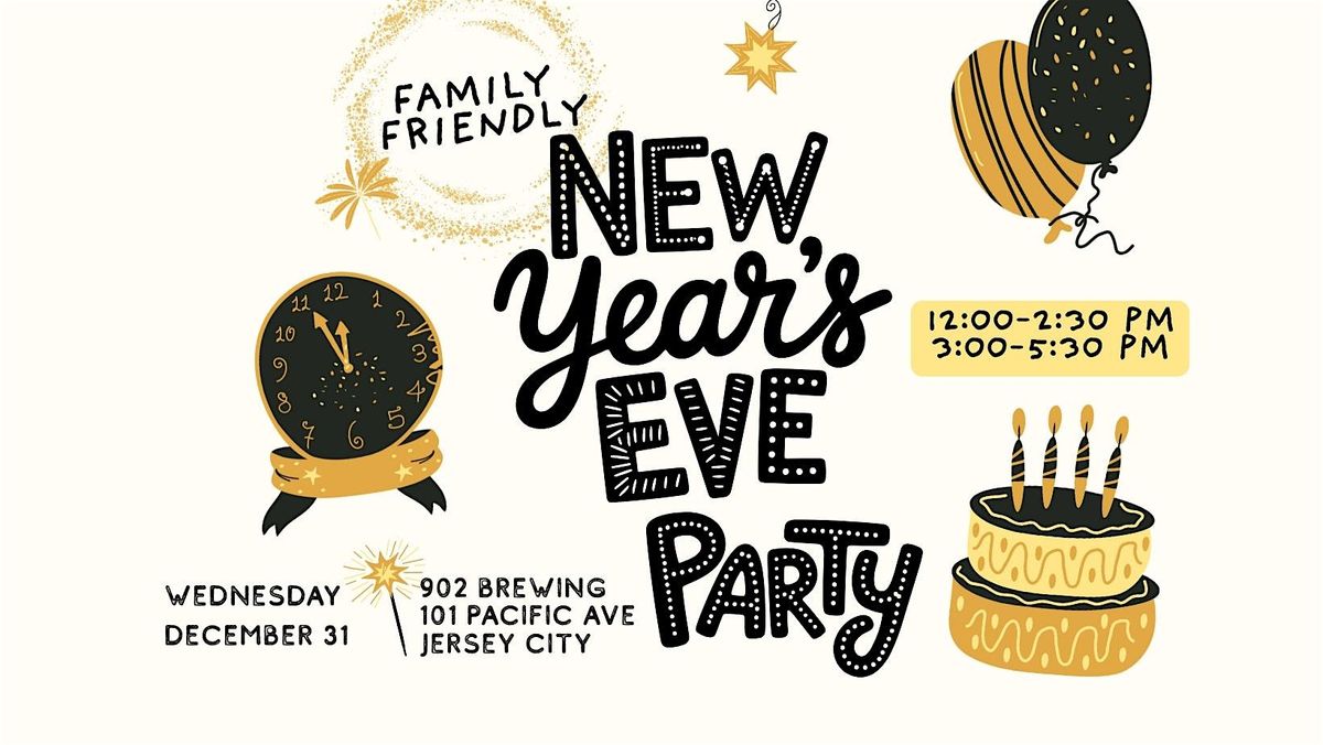Family New Year's Eve Party in Jersey City | Kids NYE Celebration 2025