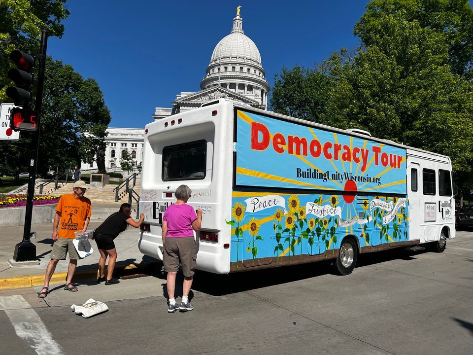 Democracy Tour Stop Pure Water Days Parade N Bridge St, Chippewa