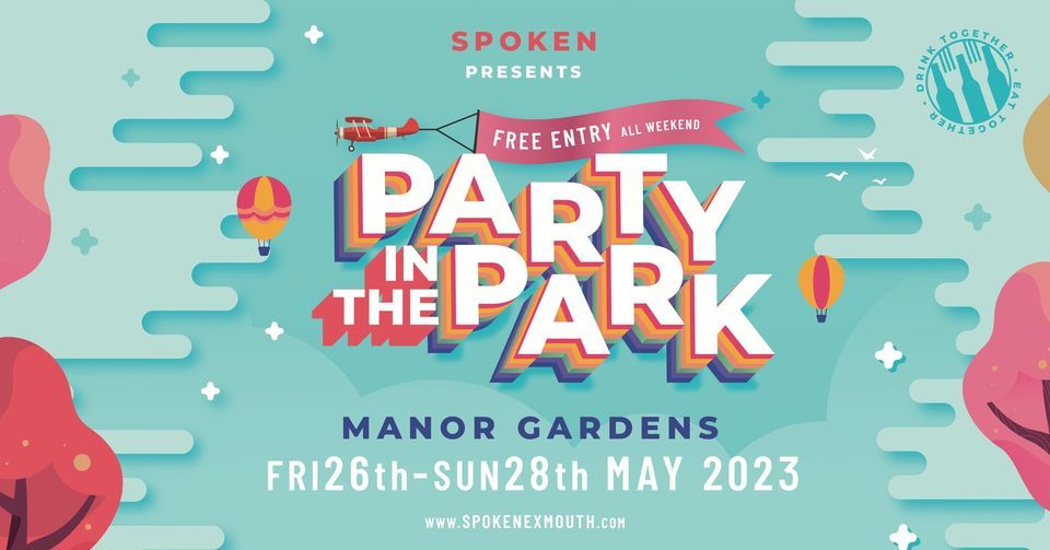 Party In The Park 2023 Manor Gardens, Exmouth, Brixham, EN May 26