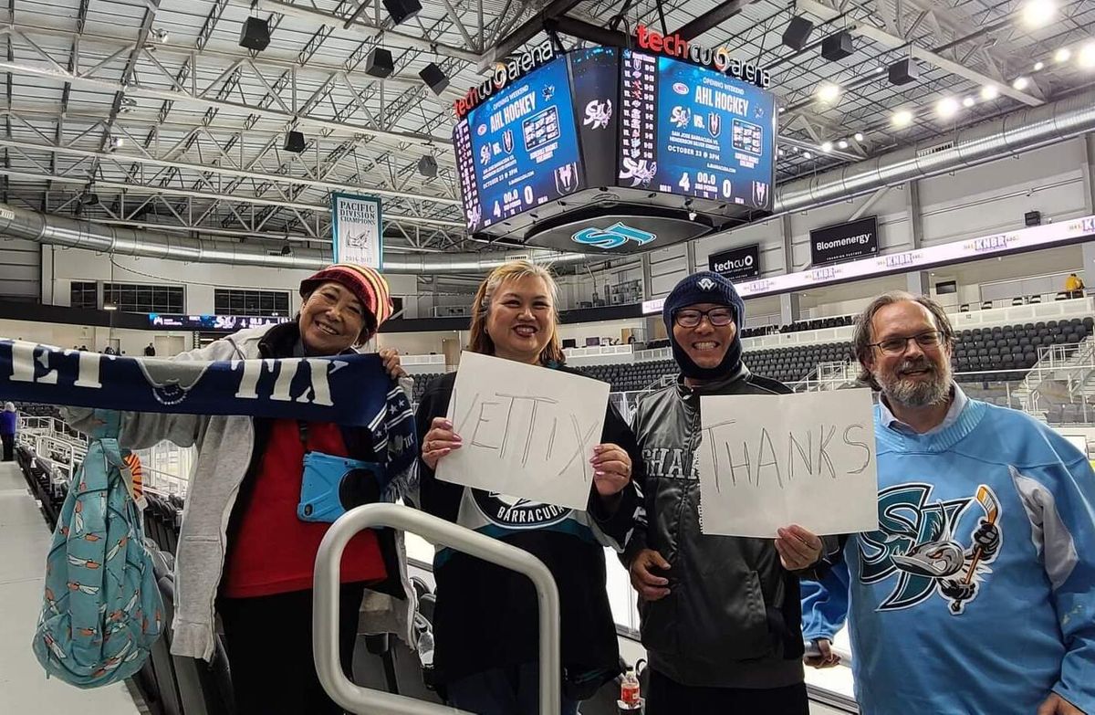 San Jose Barracuda at Henderson Silver Knights