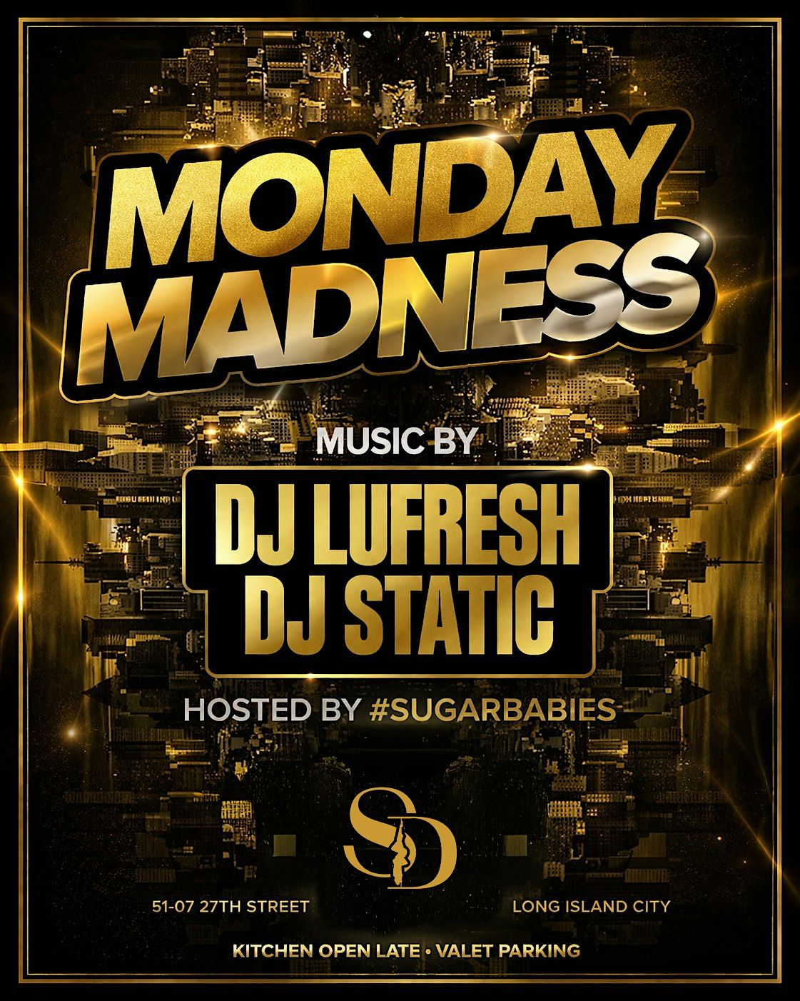 Monday Madness at Sugardaddy\u2019s NYC | DJ Lufresh & DJ Static