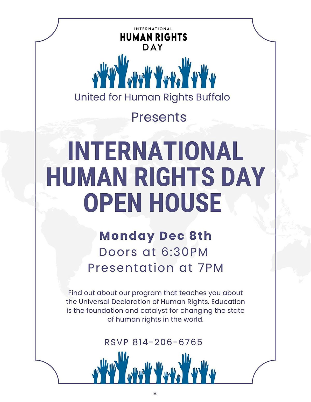 International Human Rights Day Open House