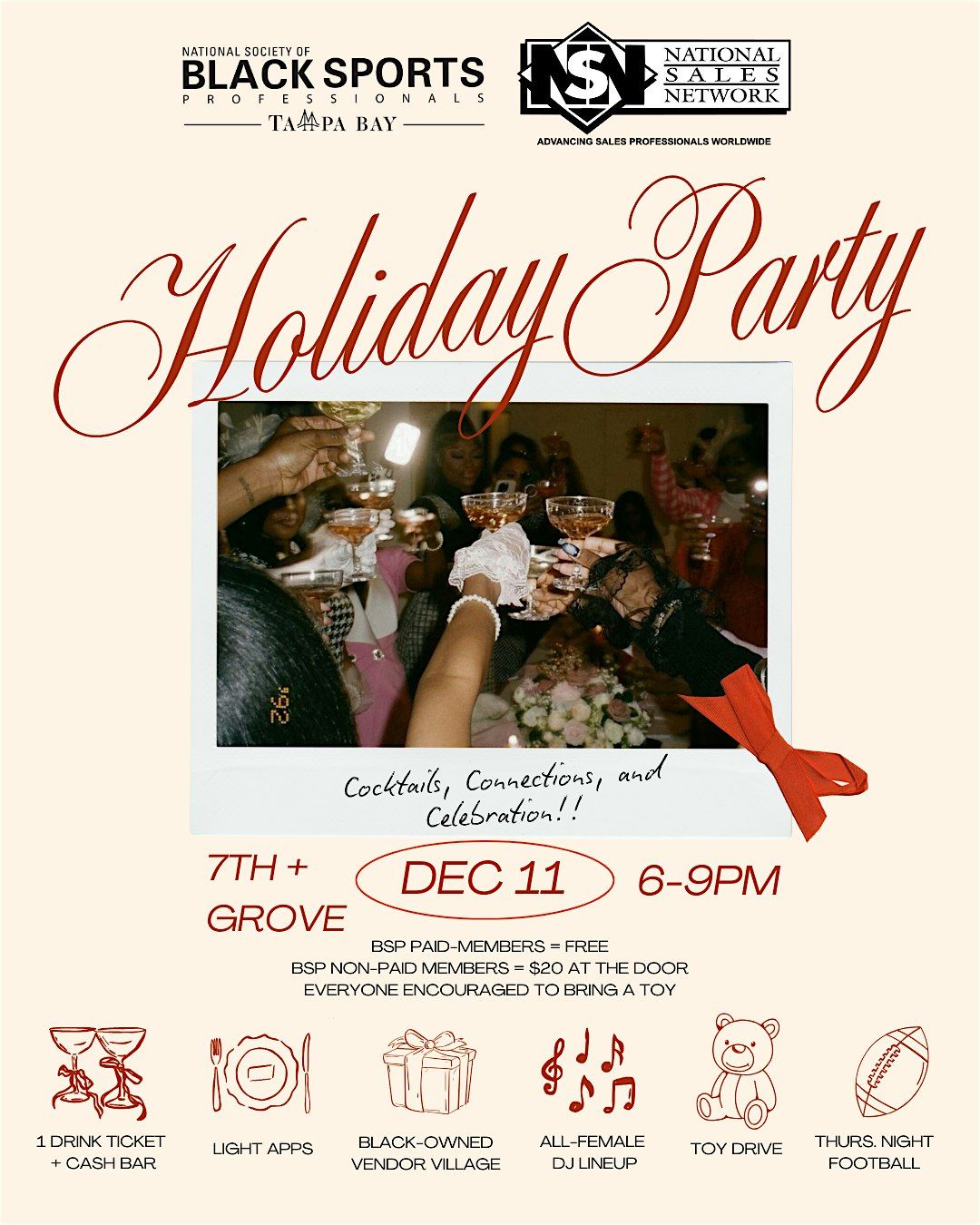 Black Sports Professionals x National Sales Network Holiday Party