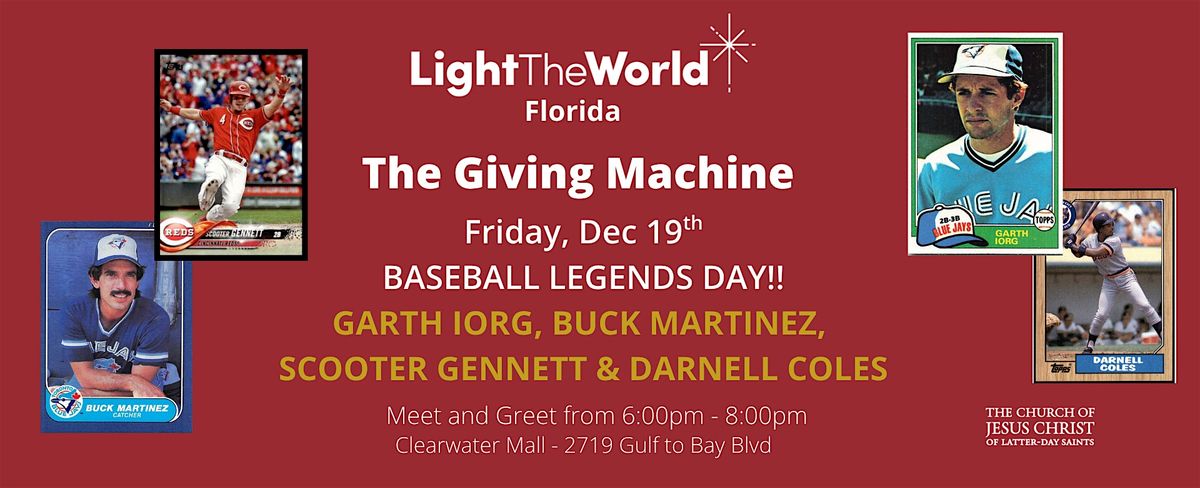 Giving Machine Clearwater - Q&A with Baseball Legends