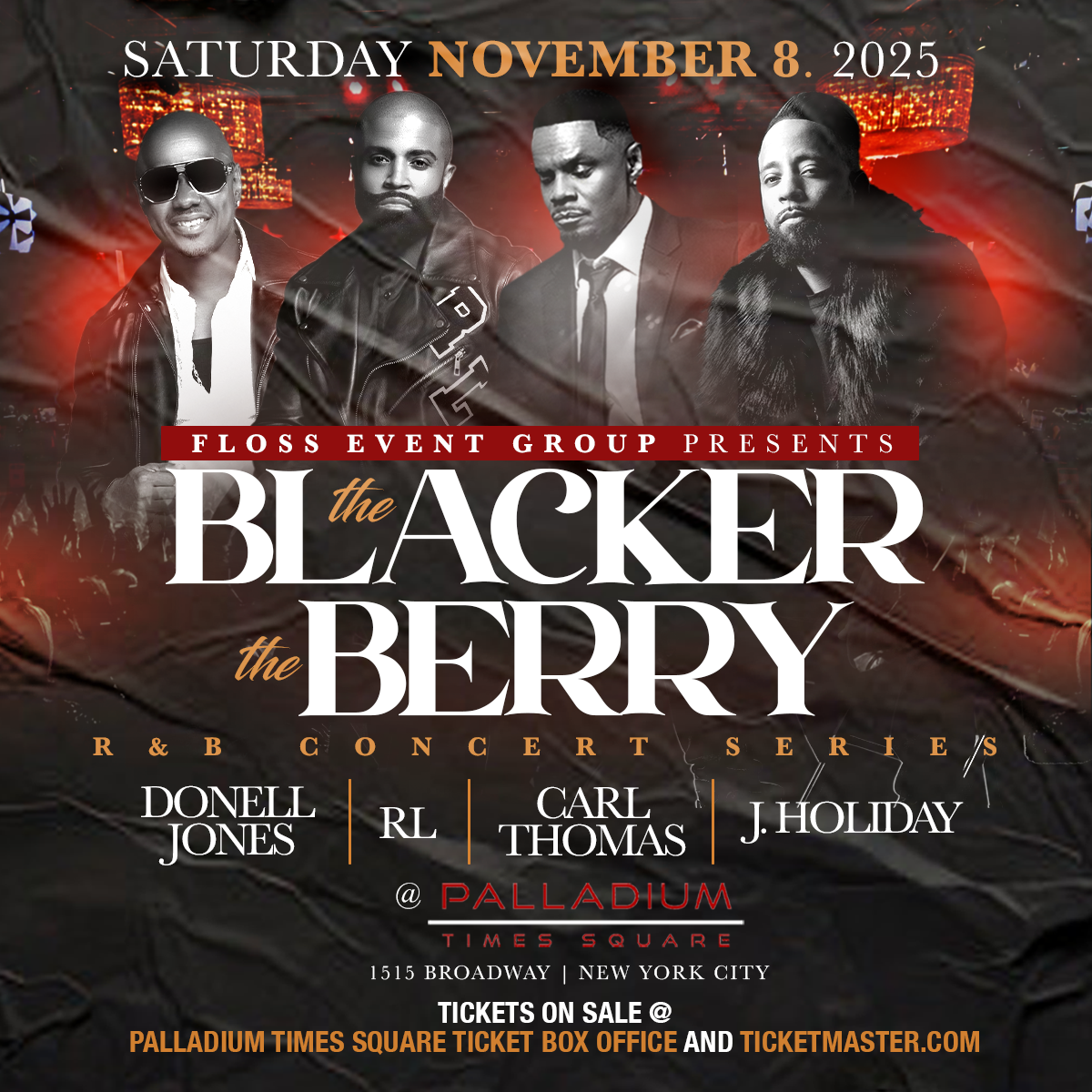 The Blacker The Berry R&B Concert Series - Donell Jones at Palladium Times Square
