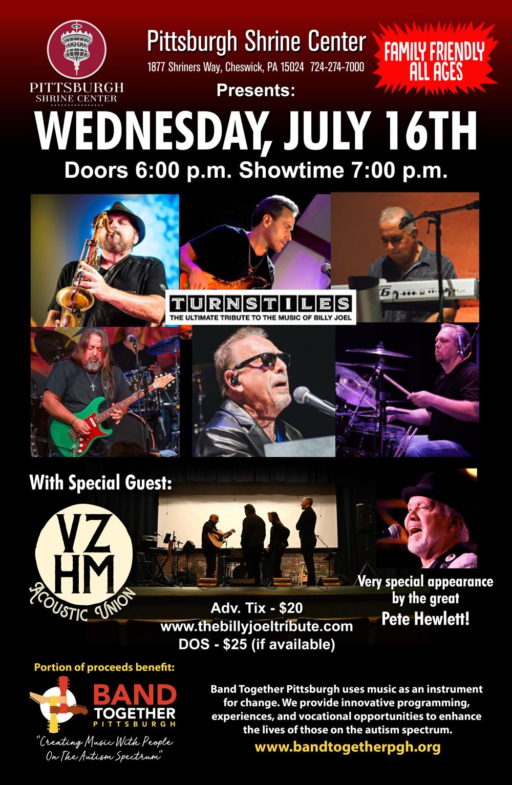 Turnstiles - Billy Joel Tribute Band