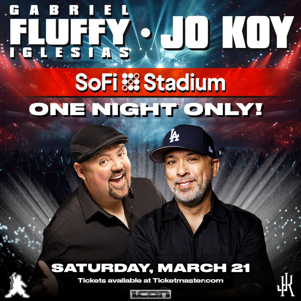 Gabriel Iglesias and Jo Koy at SoFi Stadium