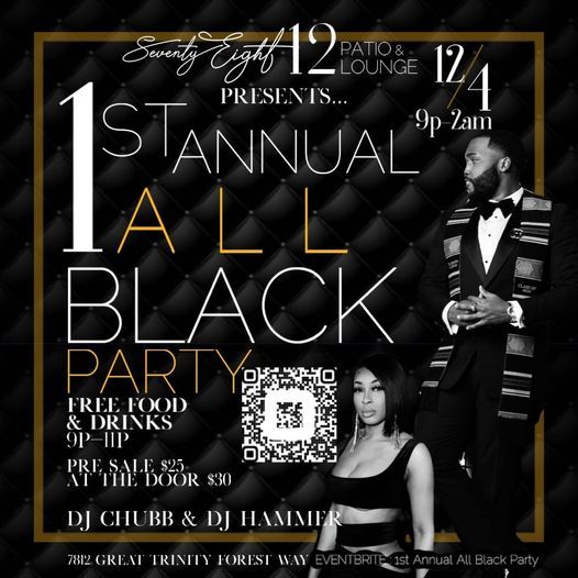 All Black Party
