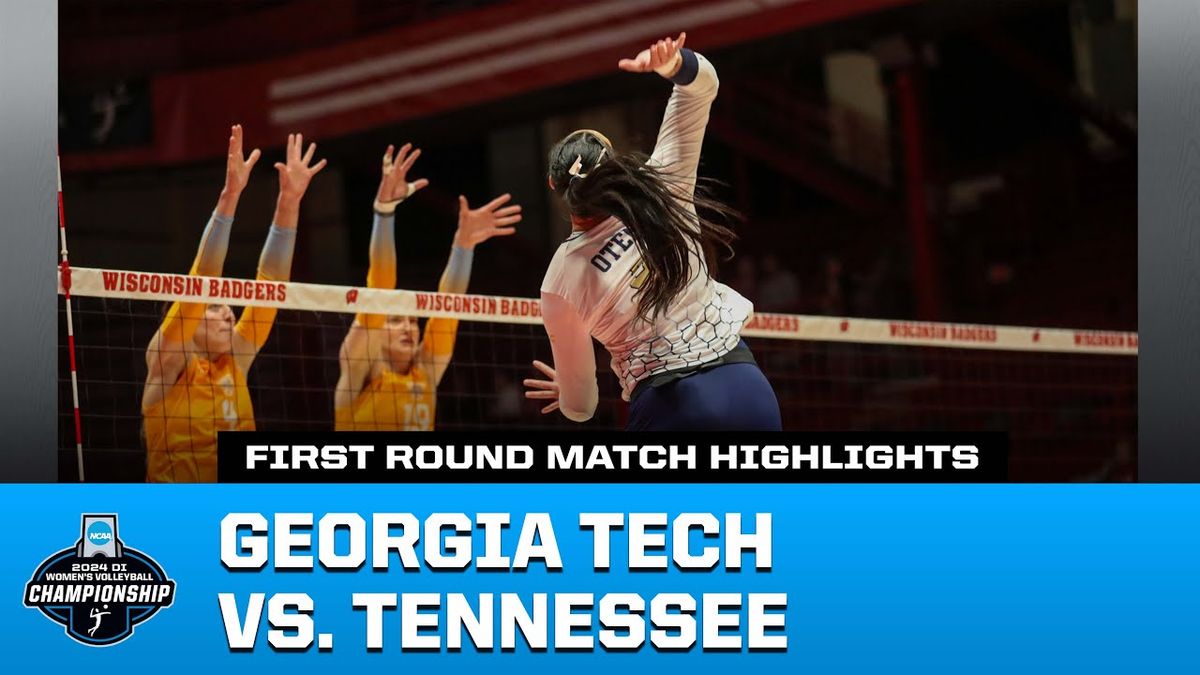 Wisconsin Badgers at Georgia Tech Yellow Jackets Womens Volleyball