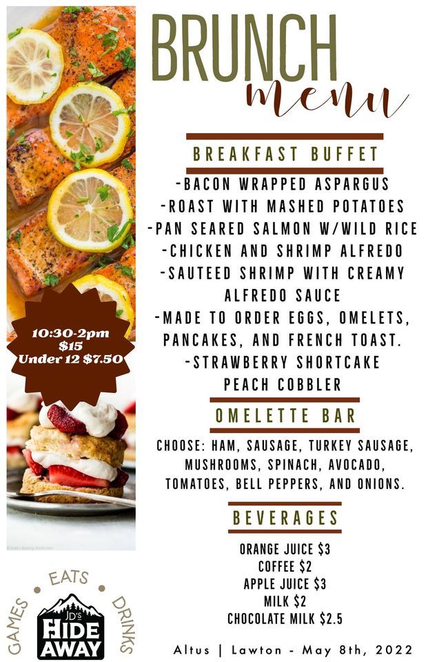 JD's Monthly Sunday Brunch