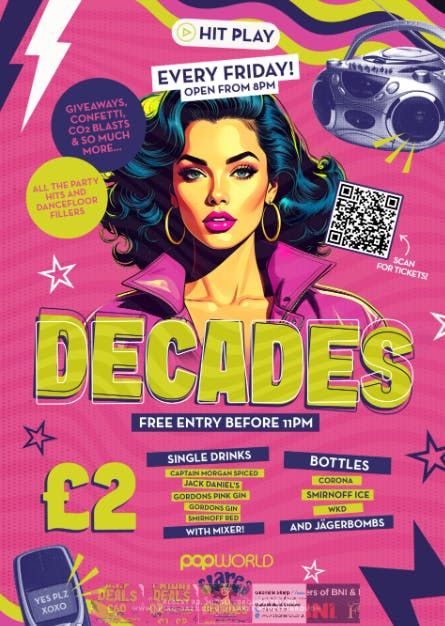 Decades Friday night Launch!