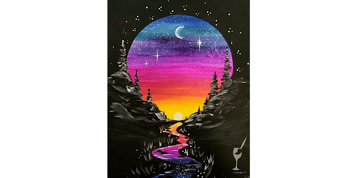 Rainbow Twilight - Paint and Sip in Denver | Classpop!\u2122