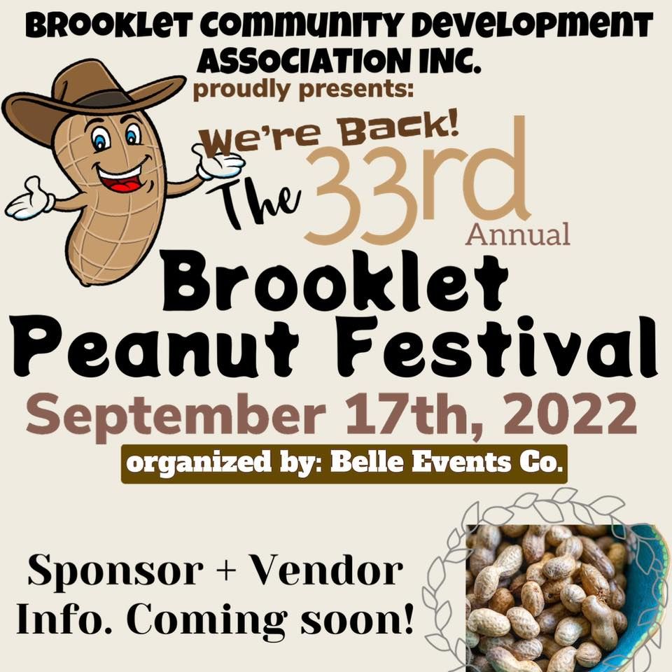 The 33rd Annual Brooklet Peanut Festival Brooklet,