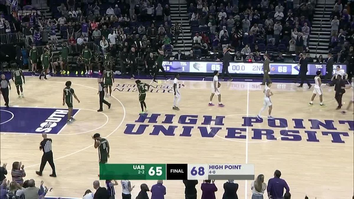 High Point Panthers at UAB Blazers Mens Basketball