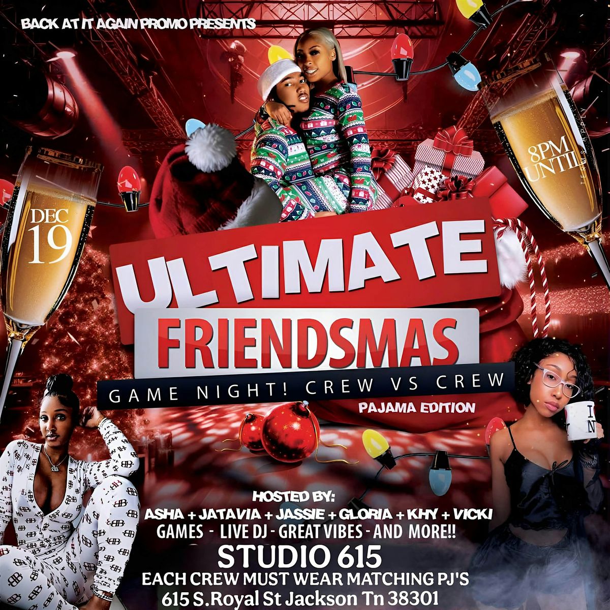 Ultimate Friendsmas Game Night: Crew VS Crew Edition