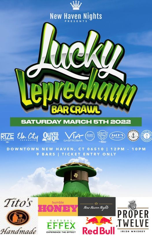 Lucky LepreCON Bar Crawl | New Haven, CT