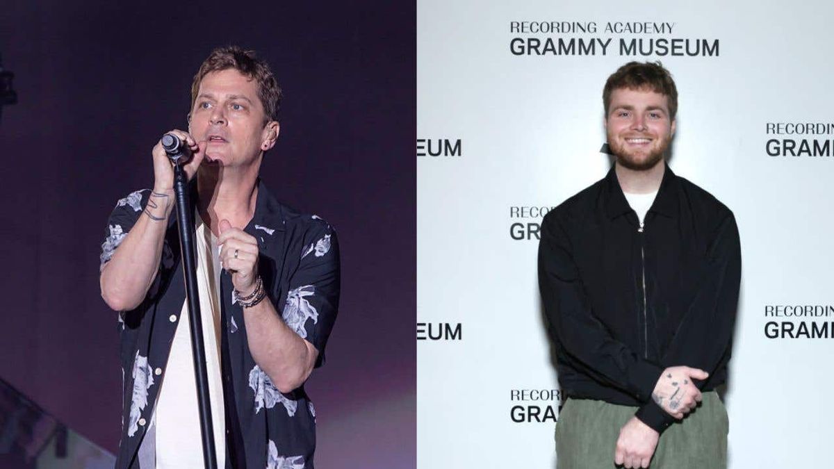 Alex Warren with Rob Thomas