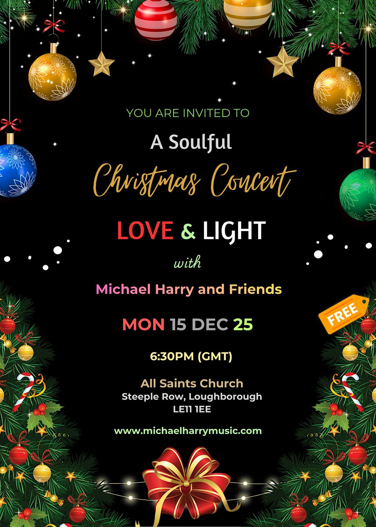 A Soulful Christmas Concert - Love & Light