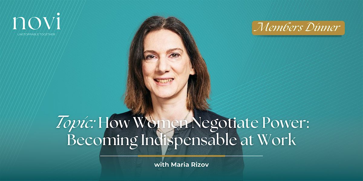 Novi Members Dinner at The Ivy, London with Maria Rizov