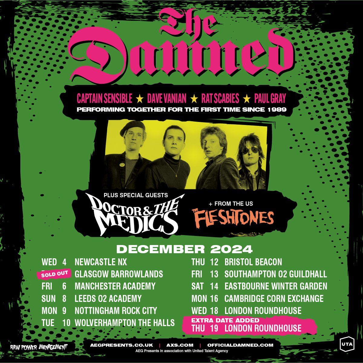 The Damned at The Bluestone