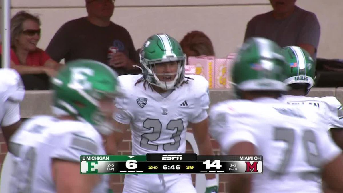 Miami Redhawks at Eastern Michigan Eagles Mens Basketball at Gervin GameAbove Center