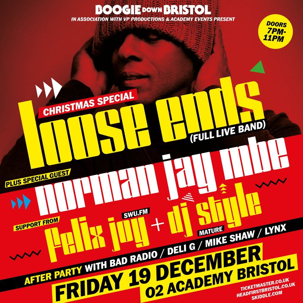 Boogie Down Bristol Ft. Loose Ends & Norman Jay MBE