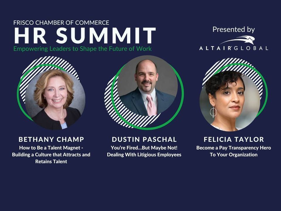 2023 HR Summit - Frisco Chamber of Commerce at 9700 Wade Blvd, Frisco ...