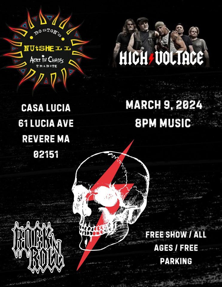 Alice In Chains & AC/DC Tribute Night Casa Lucia Revere MA! Casa